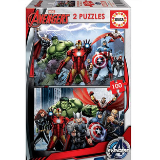 Παιδικό Puzzle Educa Avengers 2x100 Κομμάτια