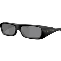 Oakley OO9520 09 Ανδρικά Γυαλιά Ηλίου Ορθογώνια Κοκάλινα Μαύρα με Γκρι Φακό