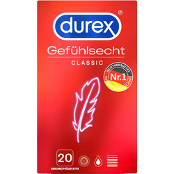 Durex Thin Feel Προφυλακτικά Λεπτά 20τμχ