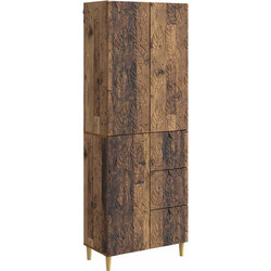 vidaXL Σέτ Ντουλαπιών 2 τεμ. Παλαιωμένο ξύλο 66x34.5x90cm