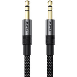 Καλώδιο σύνδεσης Ήχου Acefast J10 3.5mm Αρσενικό σε 3.5mm Αρσενικό Braided Μαύρο 1m