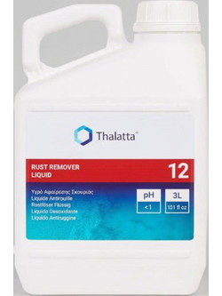 Αφαιρετικό σκουριάς thalatta rust remover liquid 12 3lt