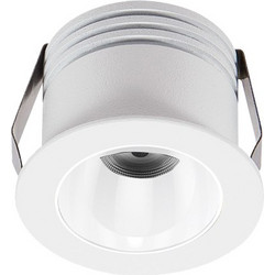 LED ΣΠΟΤ ΧΩΝΕΥΤΟ ΑΛΟΥΜΙΝΙΟΥ 3W 25 230V 3000K ΛΕΥΚΟ