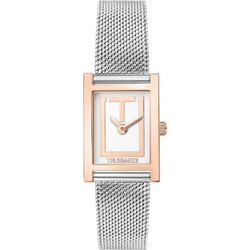 Trussardi T-Strict Γυναικείο Ρολόι με Ασημί Μεταλλικό Μπρασελέ R2453155503