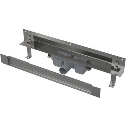 ΚΑΝΑΛΙ ΝΤΟΥΖ. ΤΟΙΧΟΥ STAINLESS STEEL 85 CM Φ50 APZ5 TWIN ΓΙΑ ΣΧΑΡΑ & ΠΛΑΚΑΚΙ