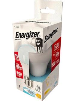 ENERGIZER WIN S9421 LED GLS (A60) B22 60W 806LM 6500K