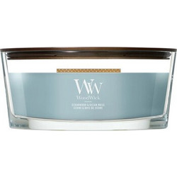WoodWick-Cedarwood & Ocean Moss Lod (cedrove drevo a morsky mech ) - Vonna svicka-453.6g