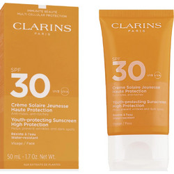Clarins Dry Touch Sun Care Αντηλιακή Κρέμα Προσώπου SPF30 50ml