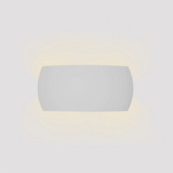 Inlight Επιτοίχιο Φωτιστικό Γύψινο Λευκό 1xE14 - Up/Down 31 cm (43050-White)