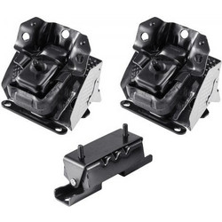 VEVOR Engine and Transmission Motor Mount Kit Replacement, Set of 3, Compatible with 2007-2013 Chevrolet Silverado 1500 5.3L V8, Replace OE A5365, A5365, A2638, Secure Support