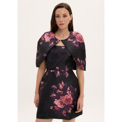 Ciel Concept Maya Mini Φόρεμα Floral Μαύρο