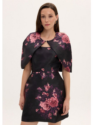 Ciel Concept Maya Mini Φόρεμα Floral Μαύρο