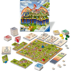 Ravensburger Carcassonne Labyrinth Επιτραπέζιο Παιχνίδι 8+ Ετών για 1-4 Παίκτες
