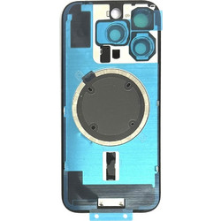 Apple iPhone 16 Pro - Battery Back Cover with Camera Lens White With Logo OEM