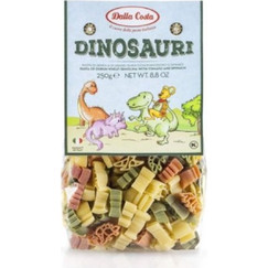 Παιδικά Ζυμαρικά Dinosaur με Ντομάτα και Σπανάκι Dalla Costa 250gr