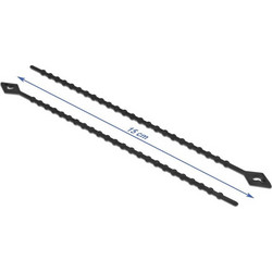 DELOCK reusable δεματικά καλωδίων 19568, 150x2.4mm, μαύρα, 100τμχ