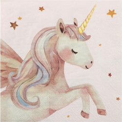 Party Χαρτοπετσέτες Magical Unicorn 33x33cm (SX9336)