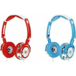 KNG KNG-5030 Ενσύρματα Ακουστικά On Ear Κόκκινα