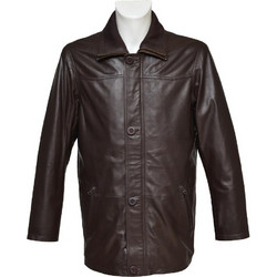 Leather 100 Bastiano Ανδρικό Μπουφάν Δερμάτινο Καφέ