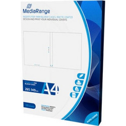 MEDIARANGE INSERTS FOR 11MM BLURAY CASES MATTE (50 PACK) - (MRINK123)