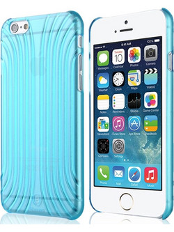 Baseus Shell Pattern Plastic Case for iPhone 6 (Μπλε)