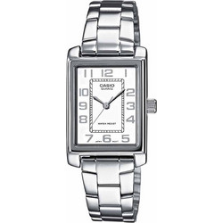 Casio Γυναικείο Ρολόι με Ασημί Μεταλλικό Μπρασελέ LTP-1234D-7BEF