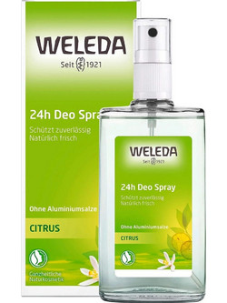 Weleda Citrus Φυσικό Αποσμητικό Spray 24h Χωρίς Αλουμίνιο 100ml