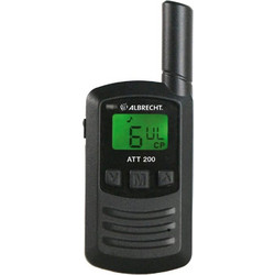 Albrecht ATT 200 Mini PMR 446 Black