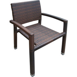 Homeplus Πολυθρόνα Κήπου Lina New Rattan Καφέ 01.02.0632