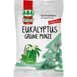 Kaiser Grune Καραμέλες για Βήχα Ευκάλυπτος & Δυόσμος 15τμχ