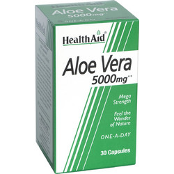 HealthAid Aloe Vera 5000mg Πεπτικό Βοήθημα 30 Κάψουλες