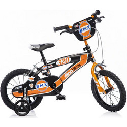 Dino Bikes Boy Παιδικό Ποδήλατο BMX 14" Μαύρο Πορτοκαλί