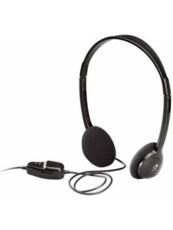 Logitech Dialog 220 Ενσύρματα Ακουστικά On Ear Μαύρα