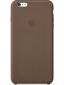 Apple Leather Case Olive Brown (iPhone 6S Plus)