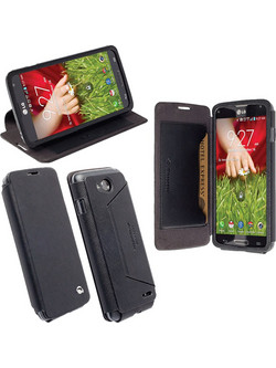 KRUSELL MALMO ΘΗΚΗ LG L90 D405 LEATHER FLIPCOVER STAND BLACK KRUSELL