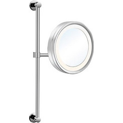 Karag HY-1528 Καθρέπτης Μακιγιάζ Τοίχου Μεγεθυντικός x3 με Φως Φ22cm