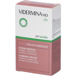 Epsilon Health Vidermina CLX Vaginal Ovules Κολπικά Υπόθετα 10τμχ