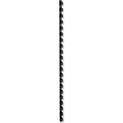 Opus Σπιράλ Βιβλιοδεσίας Πλαστικό 8mm (45Φ) Μαύρο 100 Τεμ