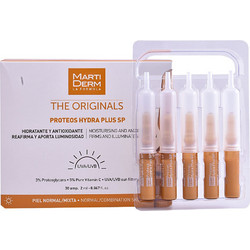 Marti Derm The Originals Proteos Hydra Plus SPF15 Αντιγηραντικό Ενυδατικό Serum Προσώπου με Βιταμίνη C 30x2ml