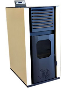 Mytherm Ioli TS 18 Beige Σόμπα Pellet Καλοριφέρ Αερόθερμη 18kW