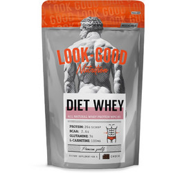 Look Good Naked Diet Whey Chocolate Πρωτεΐνη Ορού Γάλακτος Γράμμωσης 908gr
