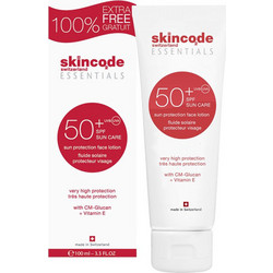 Skincode Sun Protection Αντηλιακό Γαλάκτωμα Προσώπου SPF50 100ml