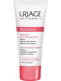 Uriage Roseliane Masque Riche Anti-Rougeurs Κρεμώδης Μάσκα Προσώπου για Ενυδάτωση & Καταπράυνση 40ml