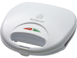 Bomann ST 5016CB Τοστιέρα για 2 Τοστ 750W Λευκή