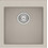 Sanitec Ultra Granite 813 Υποκαθήμενος Νεροχύτης Γρανίτη Ματ Ocra 45x50cm