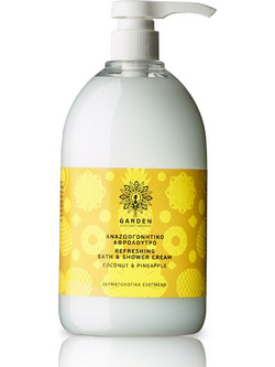 Garden Coconut & Pineapple Refreshing Κρεμώδες Αφρόλουτρο 1lt