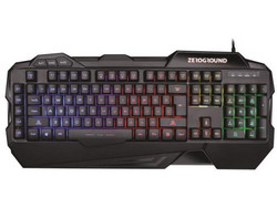 Zeroground Hanzo KB-2500G V2.0 Gaming Πληκτρολόγιο RGB Black