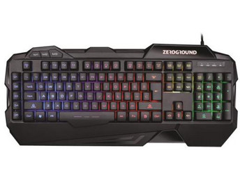 Zeroground Hanzo KB-2500G V2.0 Gaming Πληκτρολόγιο RGB Black