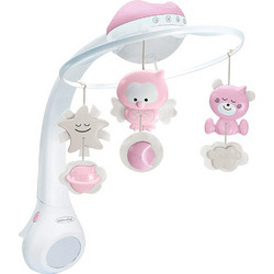 Infantino 3 Σε 1 Projector Musical Mobile Pink