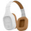 SonicGear Airphone 5 Ασύρματα Bluetooth Ακουστικά Over Ear Λευκά Χρυσά